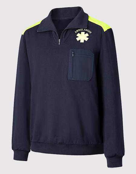 Sweat col montant AMBULANCIER