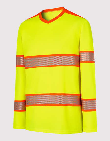 Tee-shirt manches longues col V HV