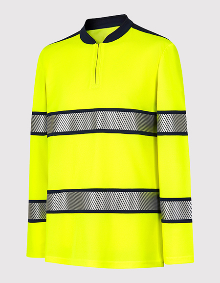 Polo manches longues col teddy HV