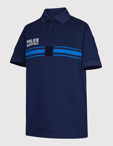 Polo jacquard manches courtes POLICE MUNICIPALE