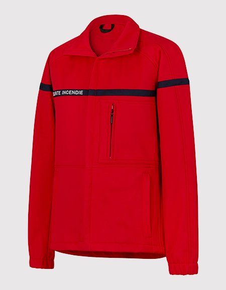 Blouson softshell SECURITE INCENDIE