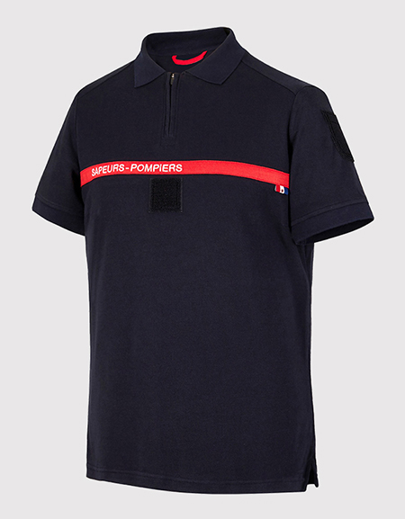 Polo féminin manches courtes non feu SAPEURS-POMPIERS type C