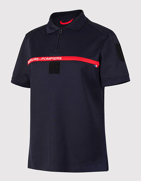 Polo féminin manches courtes SAPEURS-POMPIERS type B