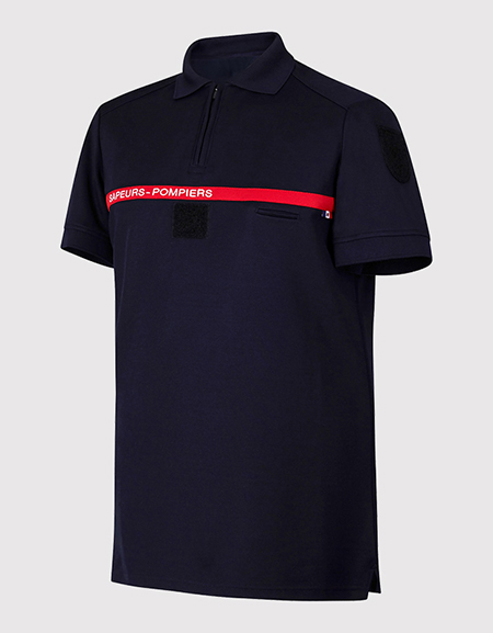 Polo masculin manches courtes SAPEURS-POMPIERS type B