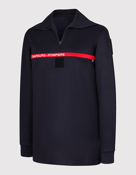 Polo masculin manches longues SAPEURS-POMPIERS type B