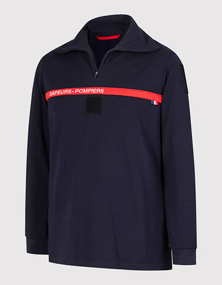Polo féminin manches longues non feu SAPEURS-POMPIERS type C