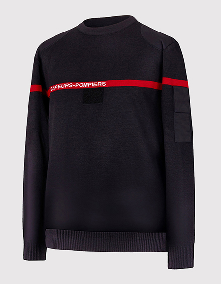 Pull mi-saison SAPEURS-POMPIERS jauge 12