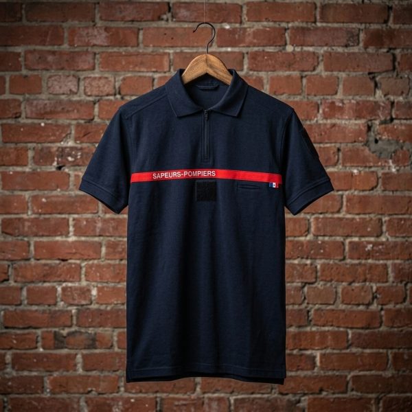 Polo masculin manches courtes non feu SAPEURS-POMPIERS type C
